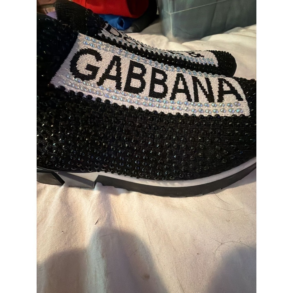 Crystal Embellished Sneakers Size 40 - Picture 9 of 11